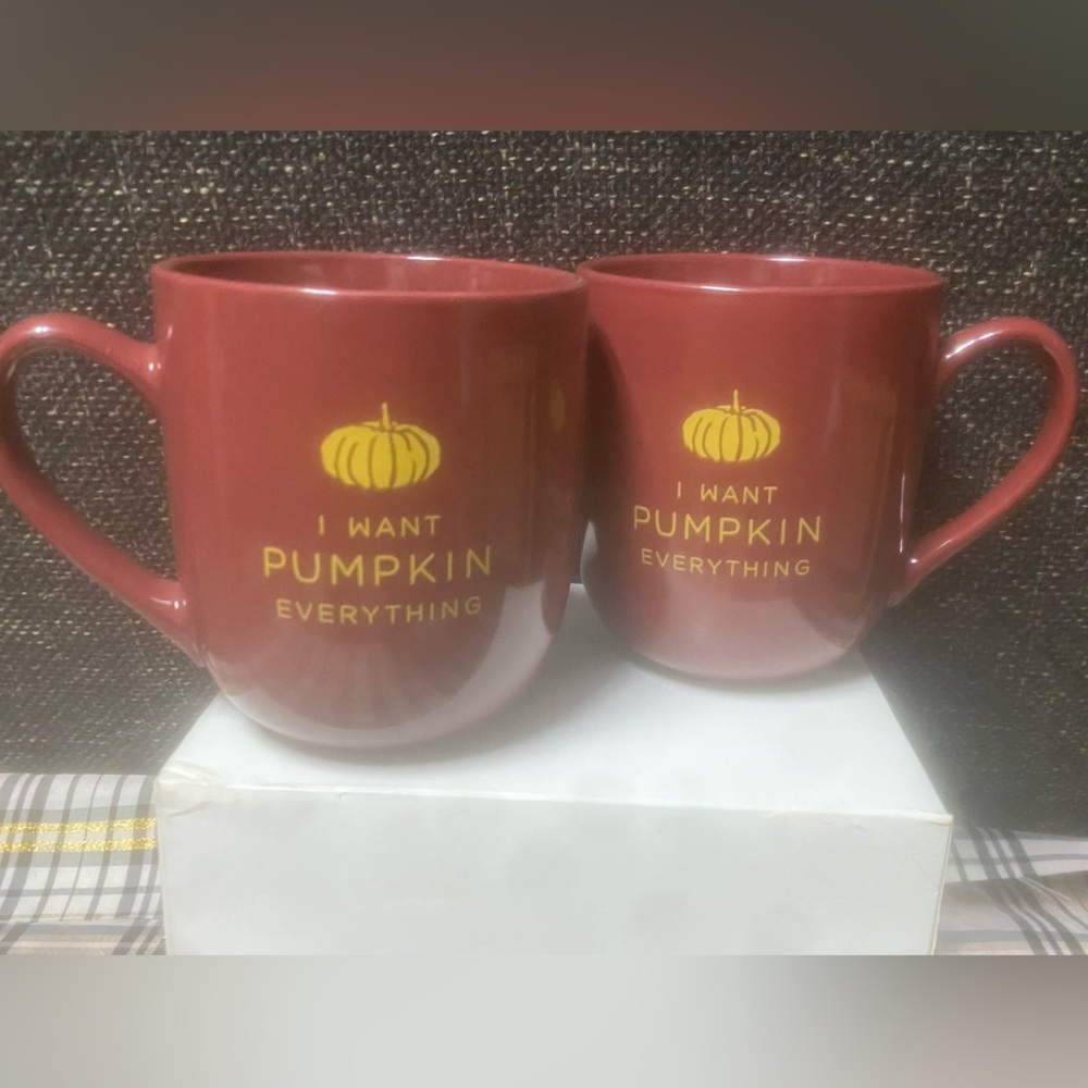 Fall Pumpkin Mug Set - Picture 2 of 10